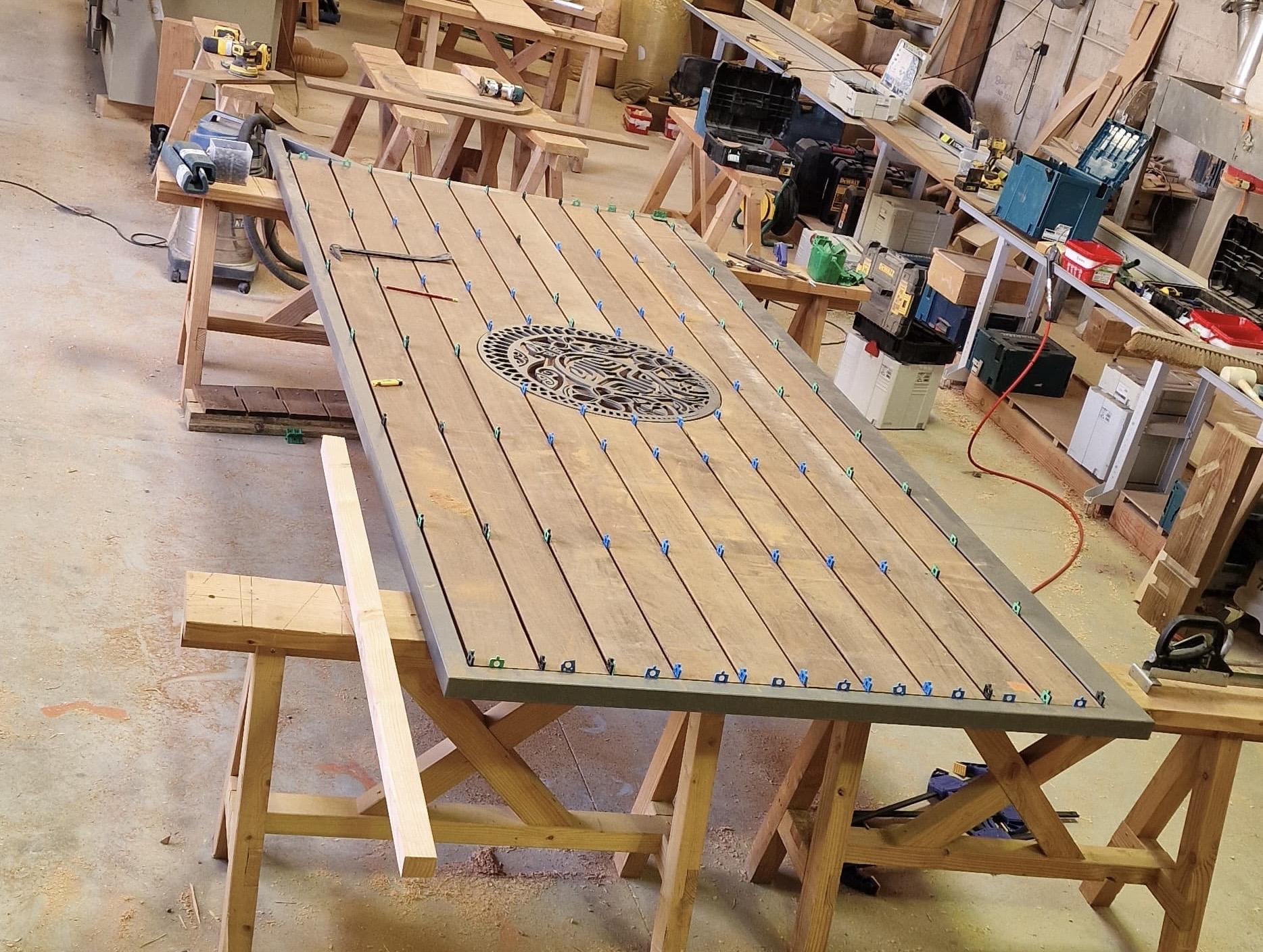 Portail en fabrication